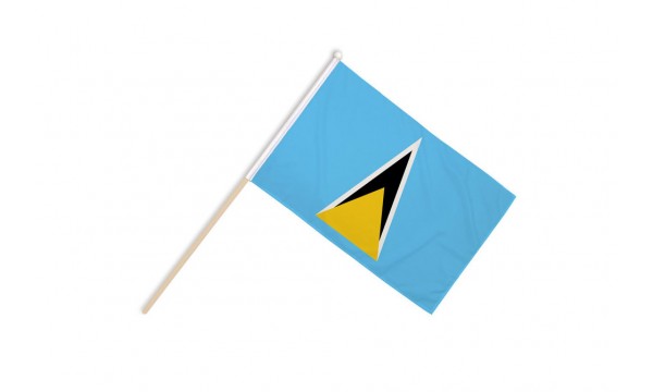 Saint Lucia Hand Flags
